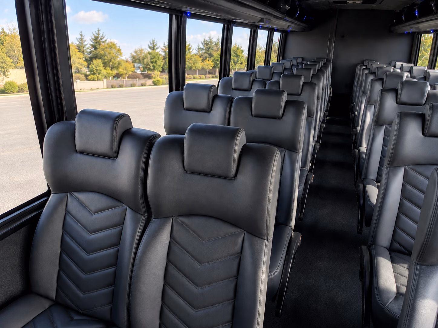 how bus type and group size affect bus rental rates in new braunfels