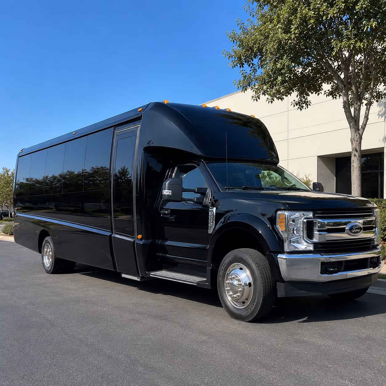 minibuses for gruene hall events and off site convention dinners