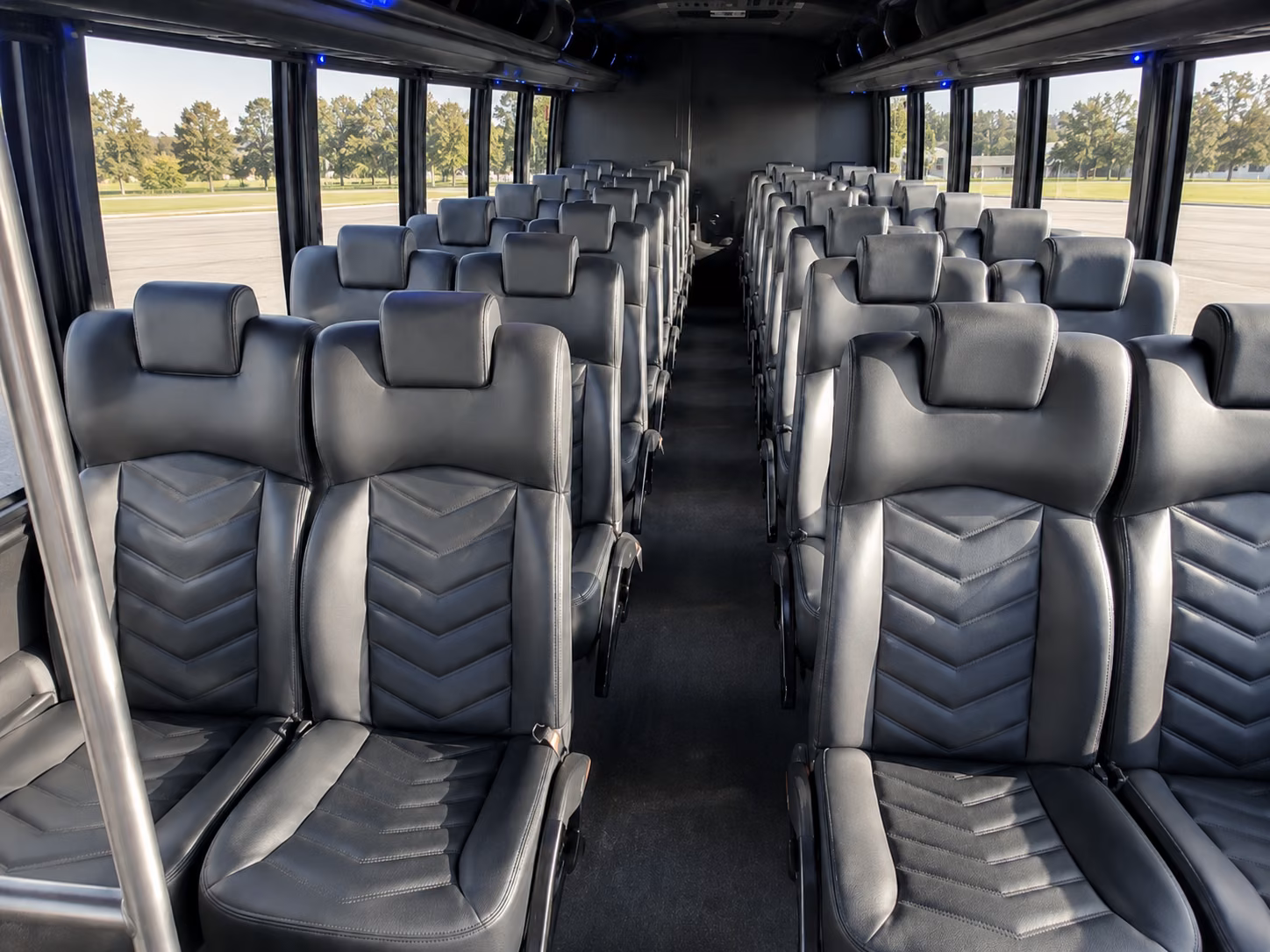 new braunfels 20 passenger minibus inside