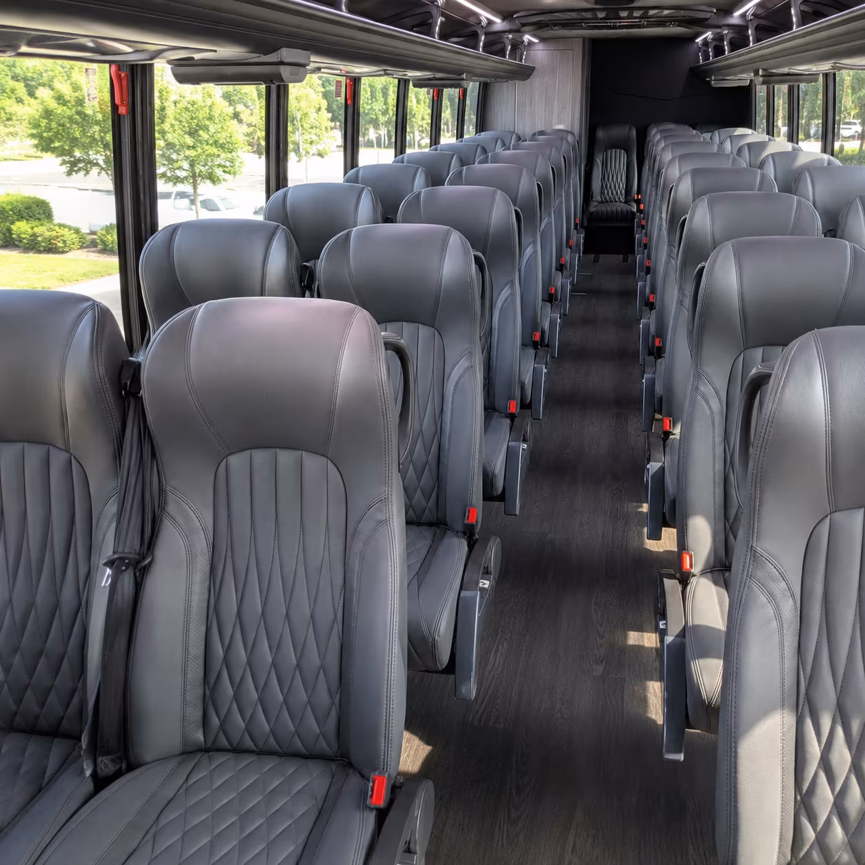 new braunfels 28 passenger minibus inside