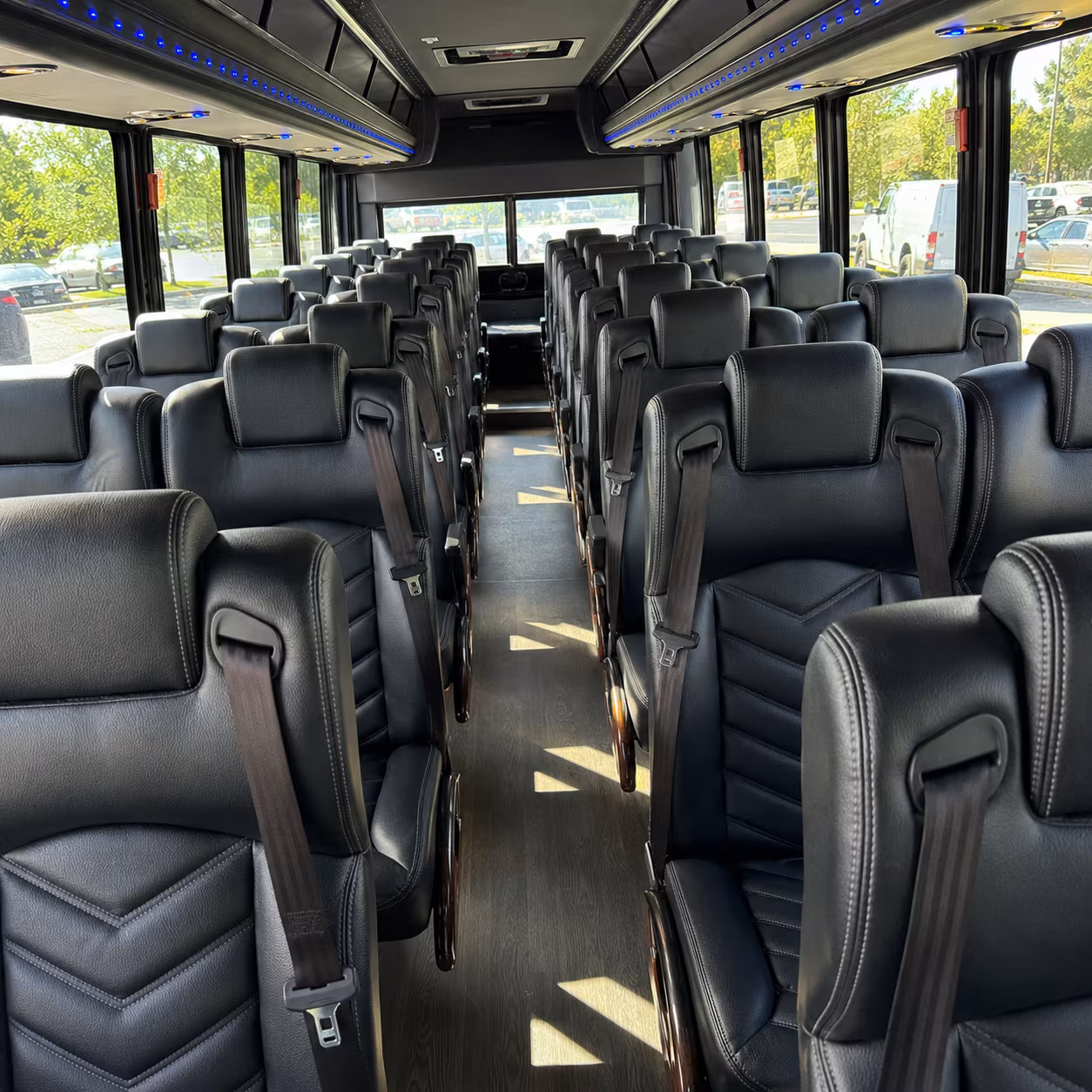 new braunfels 30 passenger minibus inside