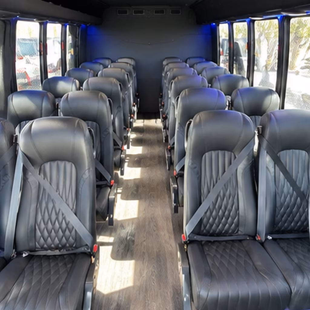 new braunfels 30 passenger minibus interior