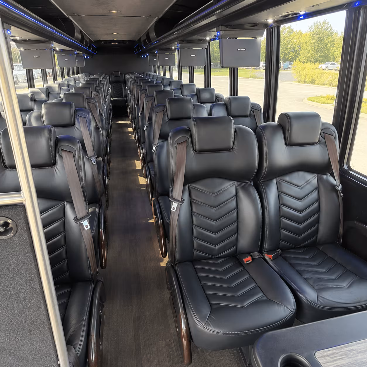 new braunfels 35 passenger minibus inside