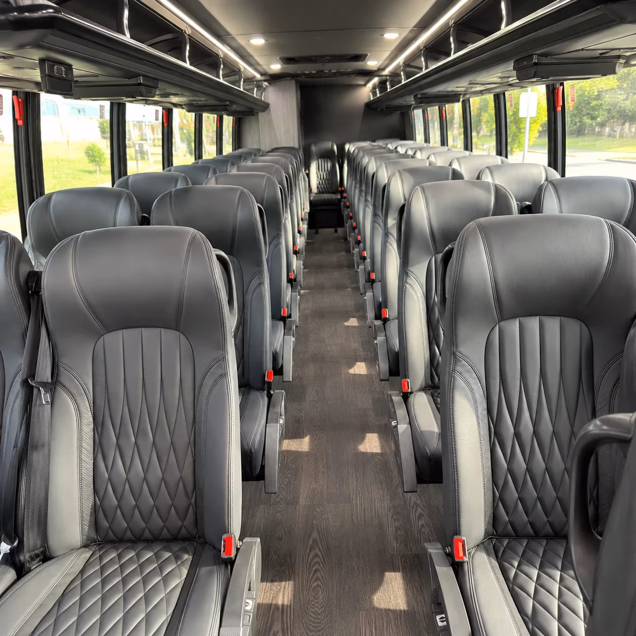 new braunfels 35 passenger minibus interior