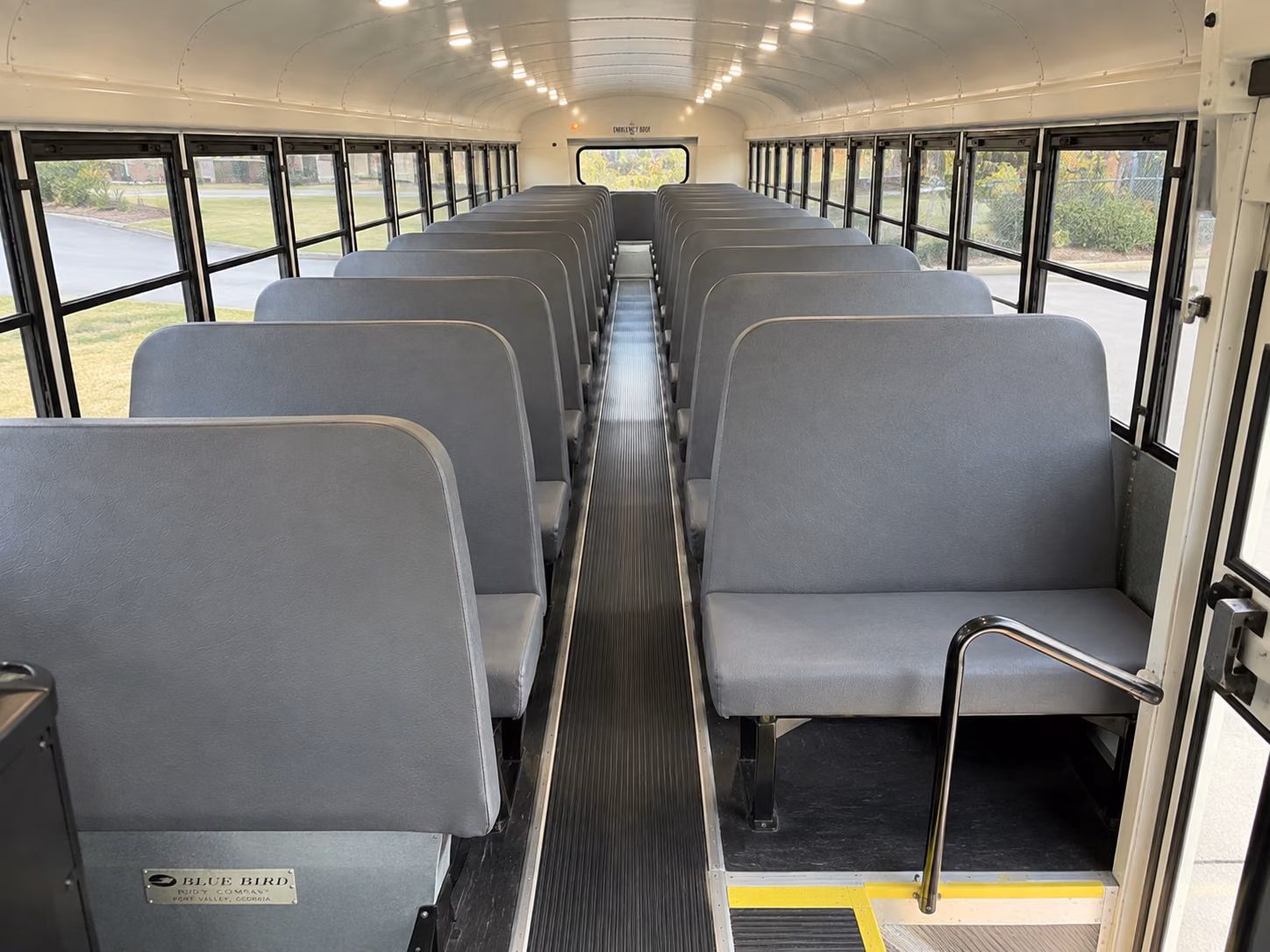 new braunfels school bus inside