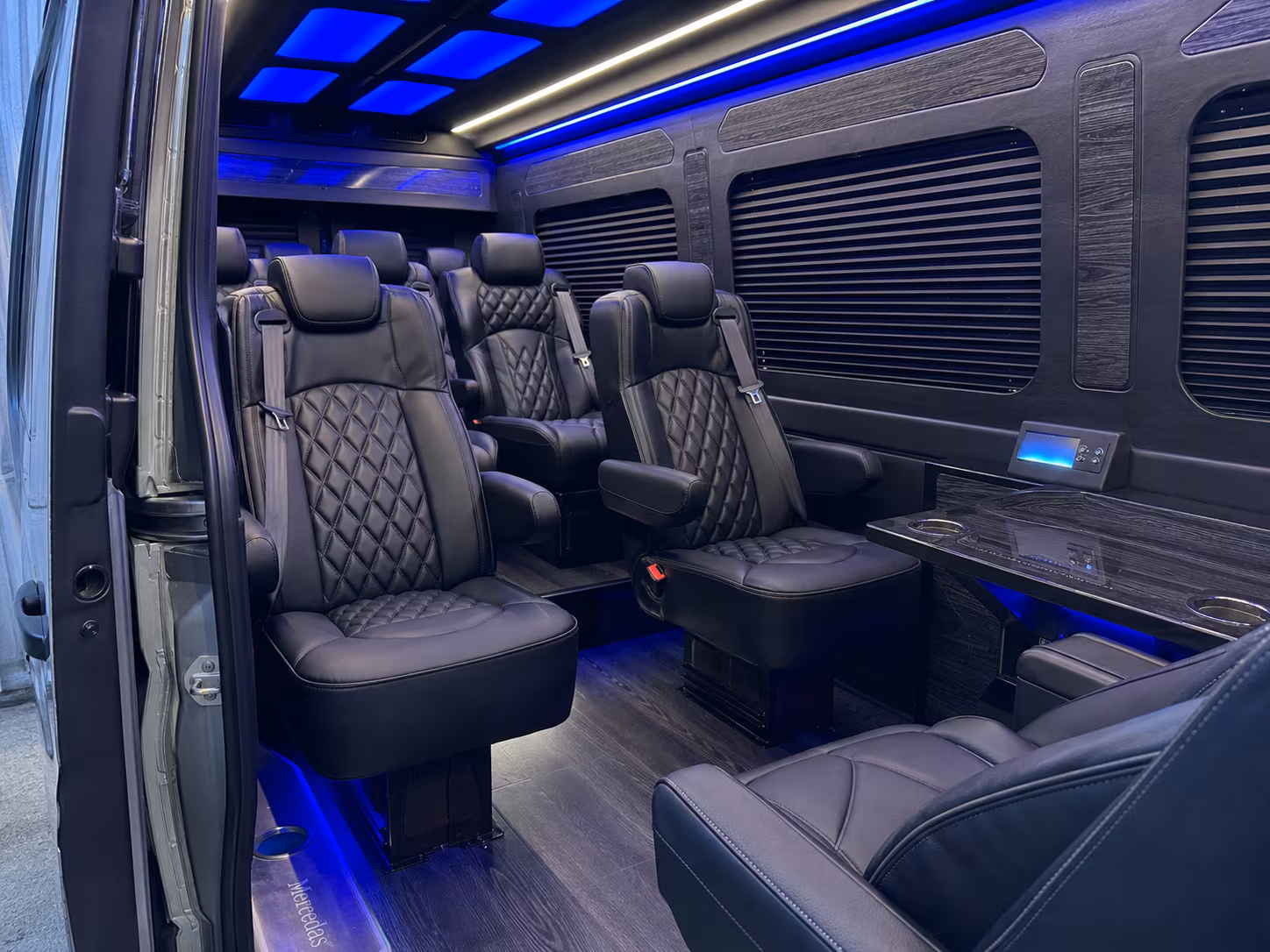 sprinter van transportation for groups and events across new braunfels